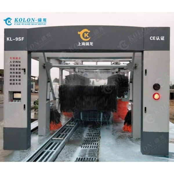 เวอร์ชั่นปรับปรุง Tunnel แบบต่อเนื่อง แบบยาว เครื่องซักผ้ารถยนต์อัตโนมัติเต็ม สําหรับสถานีน้ํามัน ทําความสะอาดรถยนต์มากขึ้น