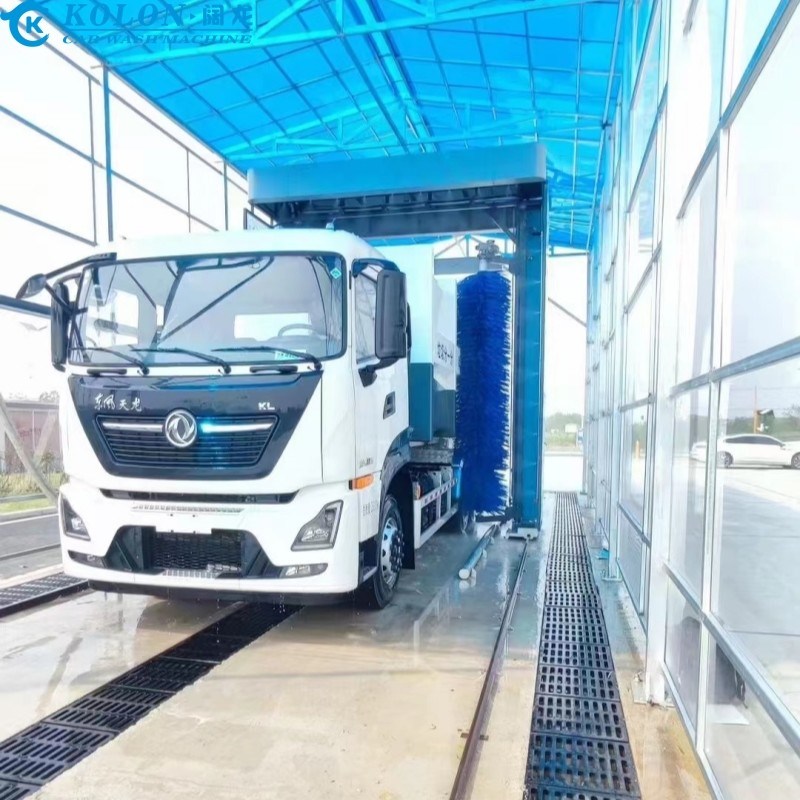 ระบบล้างออเตอร์บัสไฟฟ้าที่ประหยัดน้ํา ด้วยการบริโภคน้ํา 80L/รถ โดยการควบคุม PLC