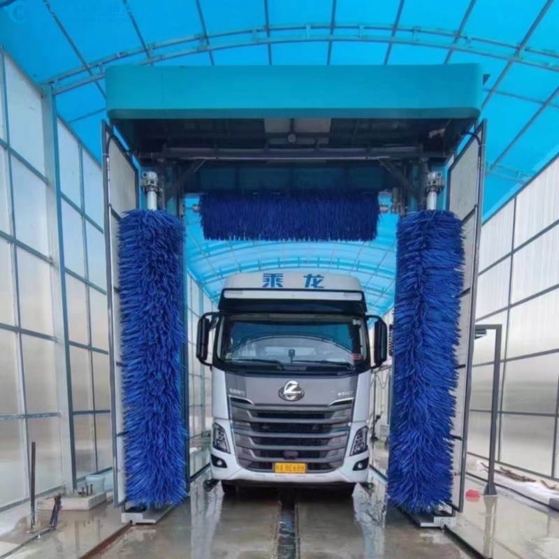 ระบบล้างออเตอร์บัสไฟฟ้าที่ประหยัดน้ํา ด้วยการบริโภคน้ํา 80L/รถ โดยการควบคุม PLC