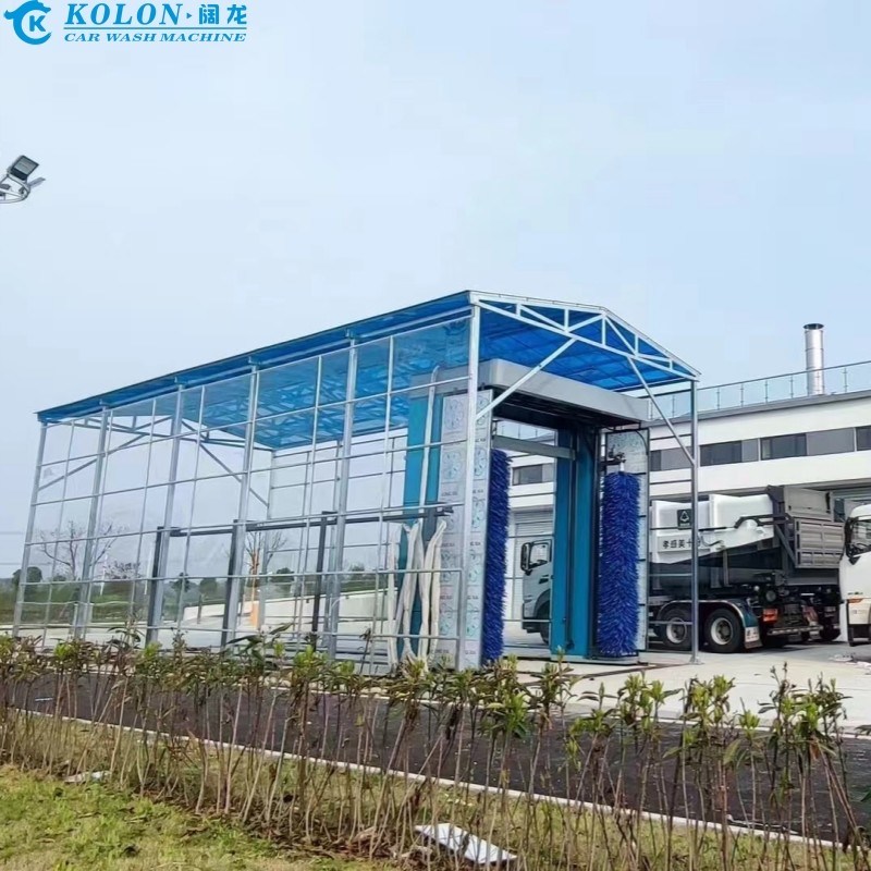 ระบบล้างออเตอร์บัสไฟฟ้าที่ประหยัดน้ํา ด้วยการบริโภคน้ํา 80L/รถ โดยการควบคุม PLC