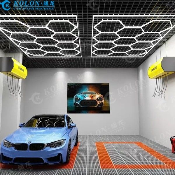 LED รายละเอียดการทํางานหลอดไฟสําหรับโรงงานรถยนต์ Honeycomb